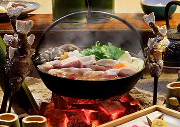 画像:猪鍋・鹿鍋