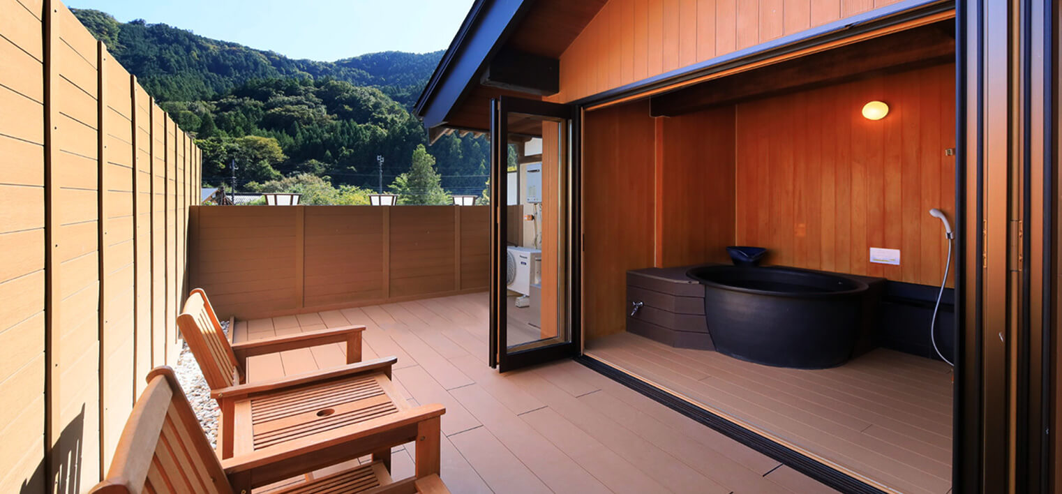 画像:蘭 半露天風呂