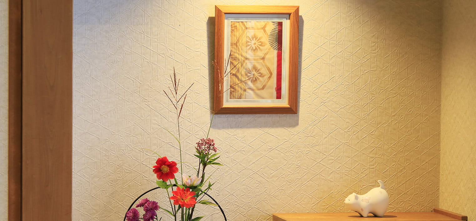 画像:さくら 秩父銘仙